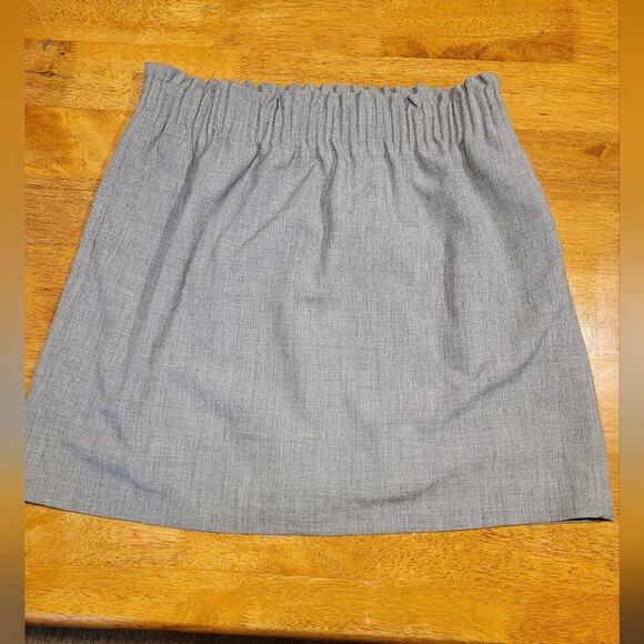 J Crew Mercantile Grey Skirt with Slip sz 8 - Picture 1 of 8